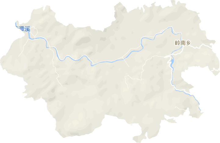 岭南乡电子地图