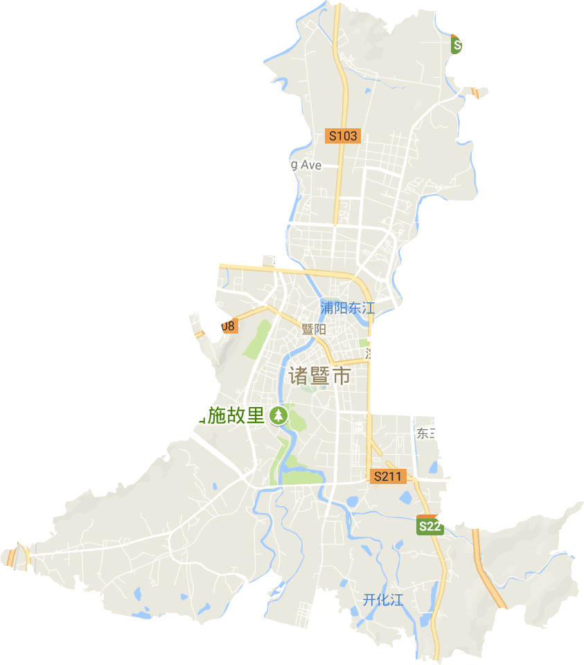 暨阳街道电子地图