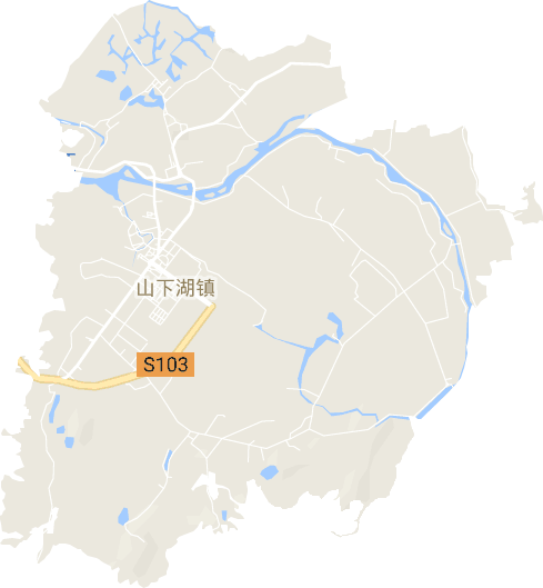 山下湖镇电子地图