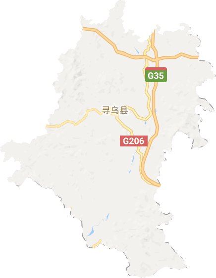 寻乌县电子地图