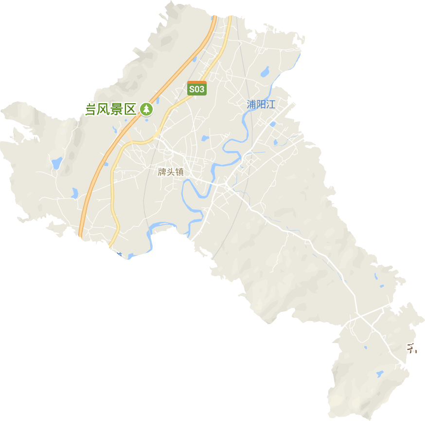 牌头镇电子地图