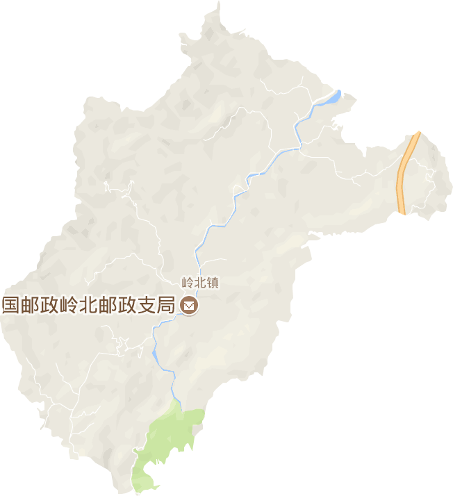 岭北镇电子地图