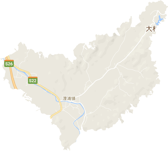 浬浦镇电子地图