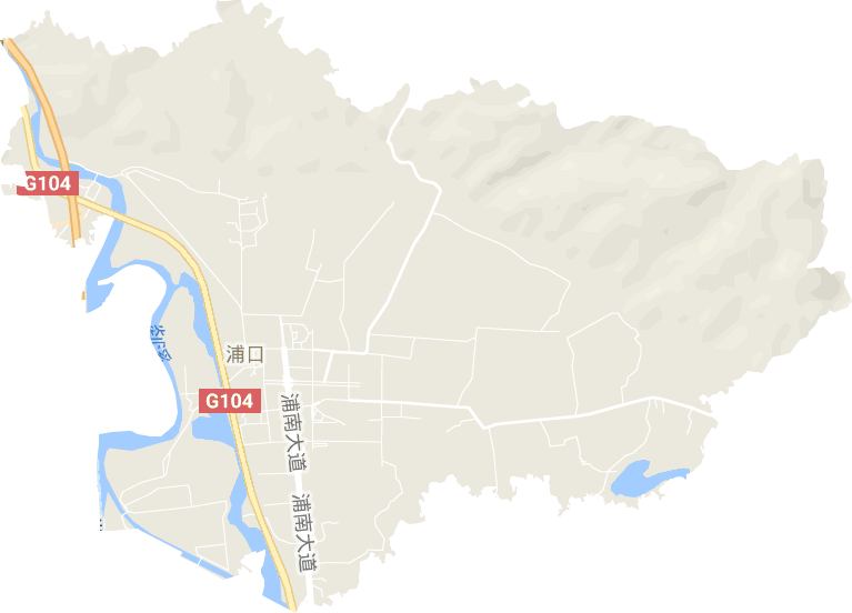 浦口街道电子地图