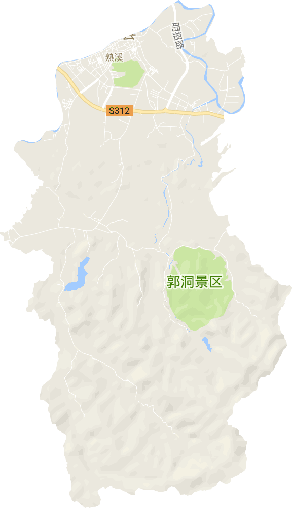 熟溪街道电子地图