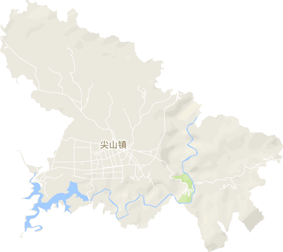 尖山镇电子地图
