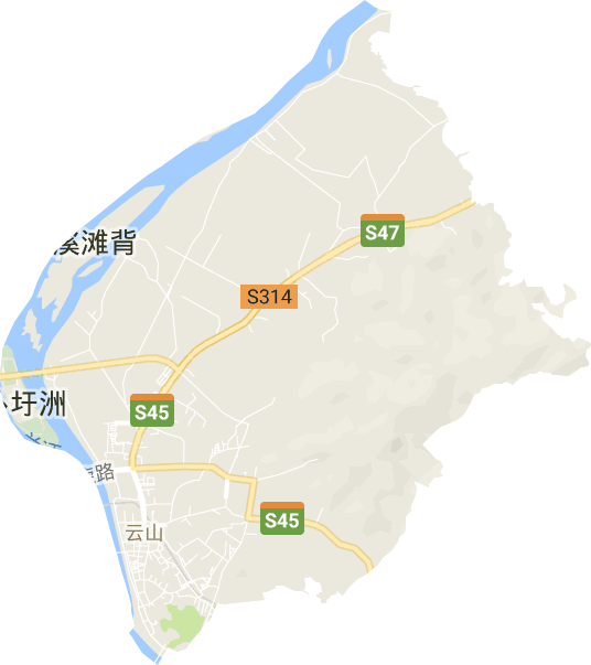 云山街道电子地图