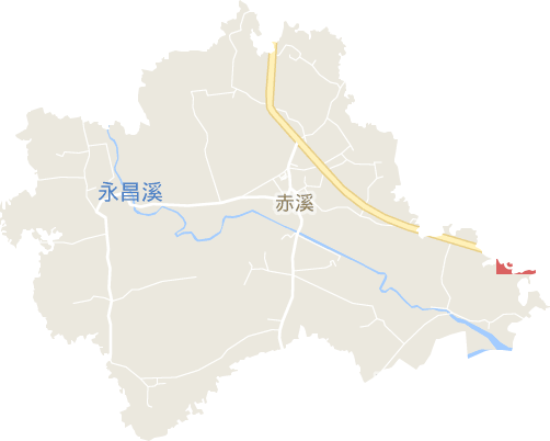 赤溪街道电子地图