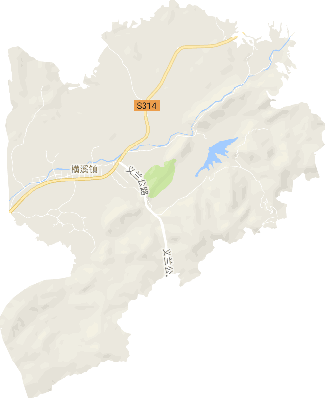横溪镇电子地图