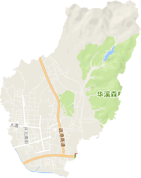 廿三里街道电子地图