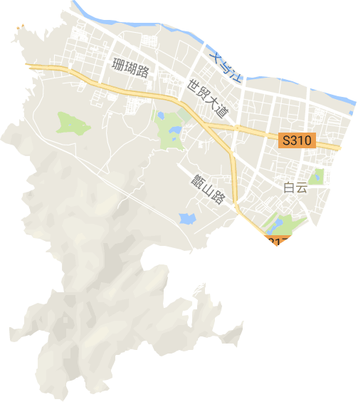 白云街道电子地图