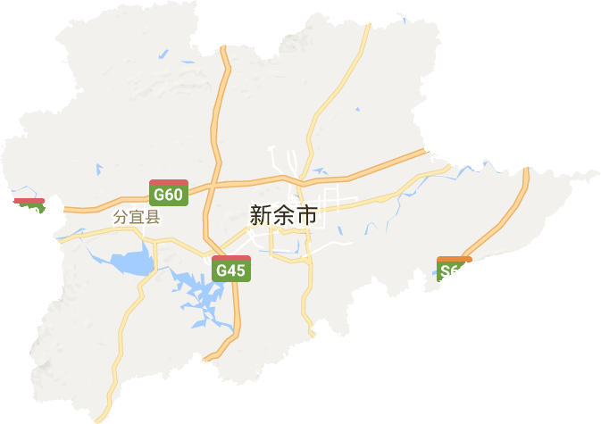 新余市电子地图