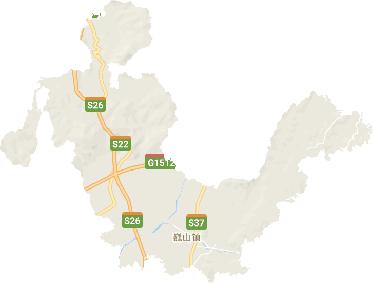 巍山镇电子地图