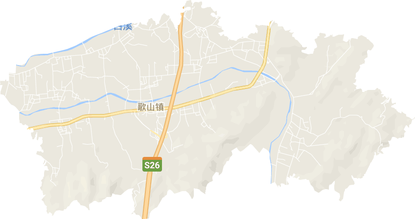 歌山镇电子地图