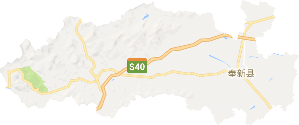 奉新县电子地图