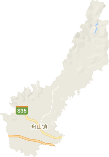舟山镇电子地图