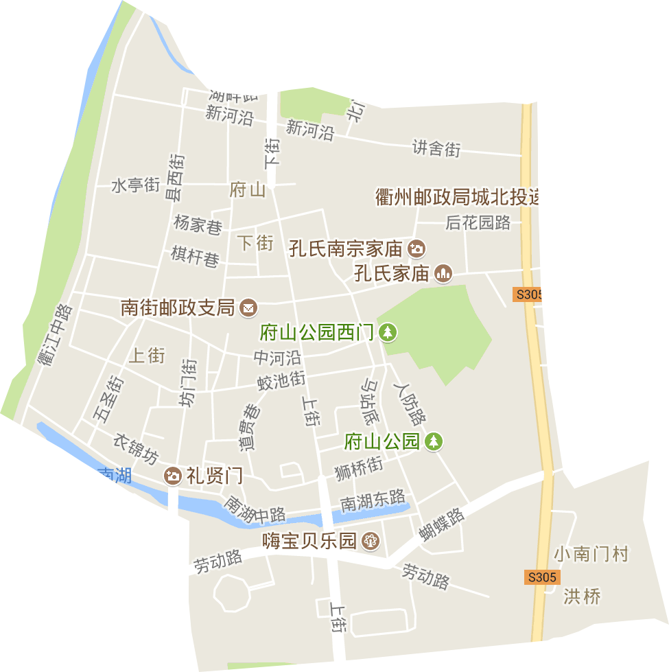 府山街道电子地图