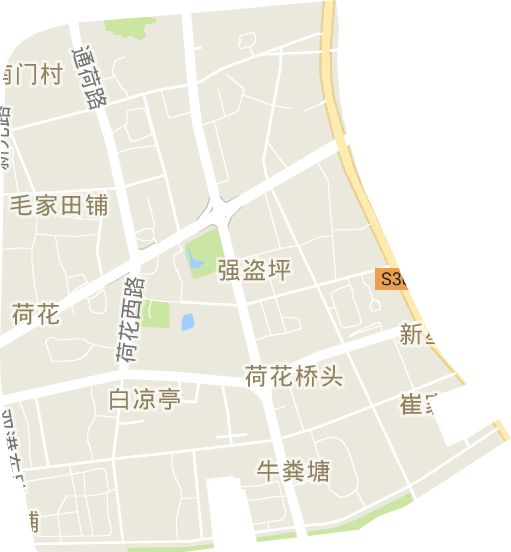 荷花街道电子地图