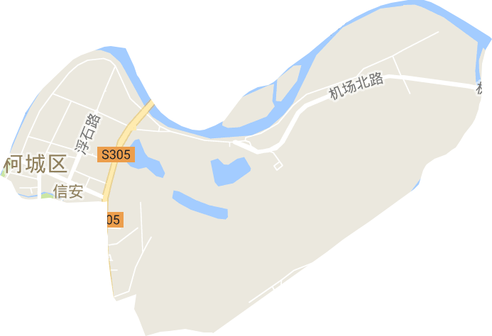 信安街道电子地图