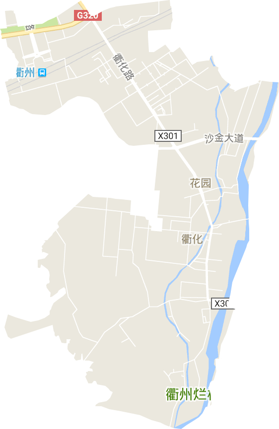花园街道电子地图
