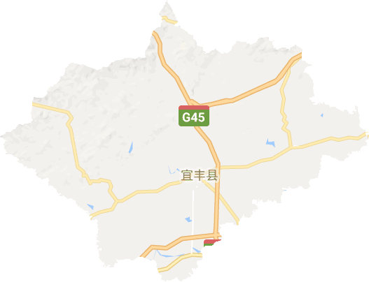 宜丰县电子地图