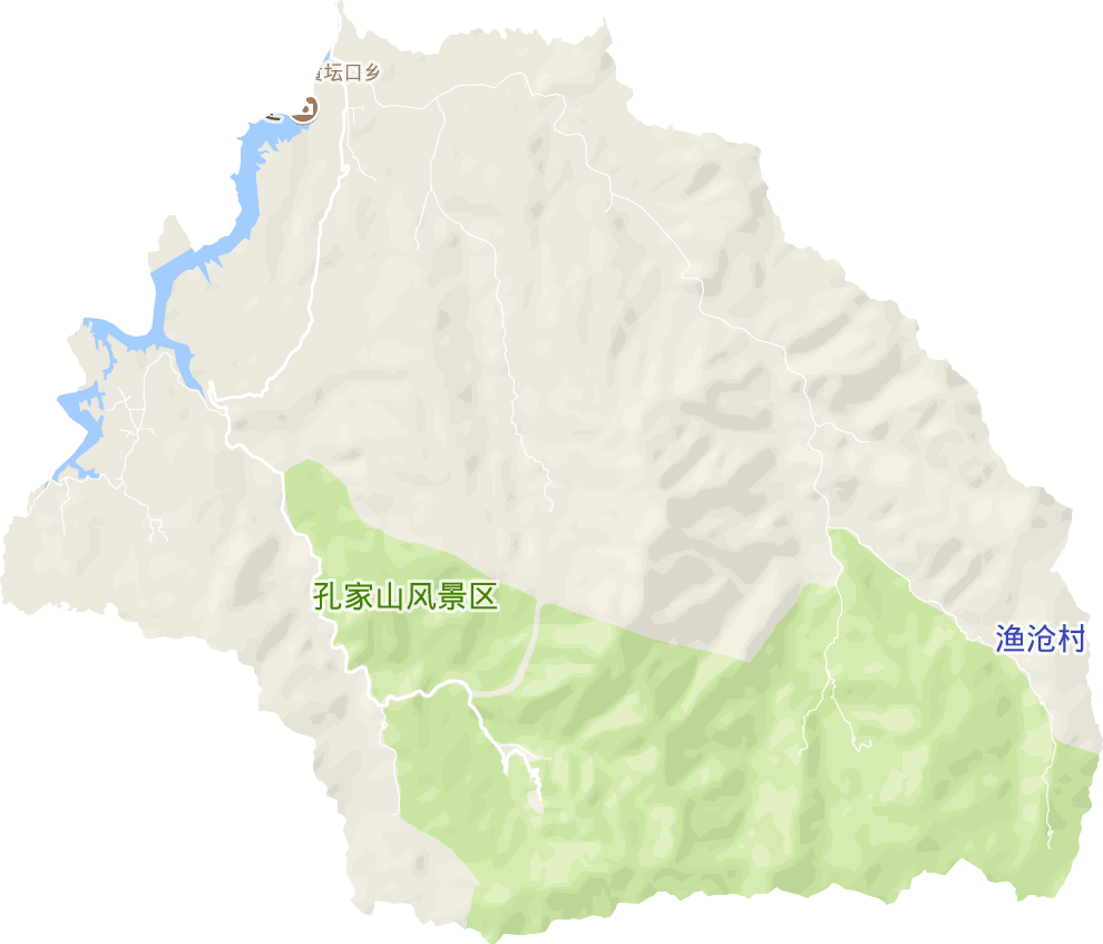黄坛口乡电子地图