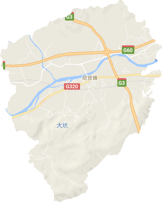 招贤镇电子地图