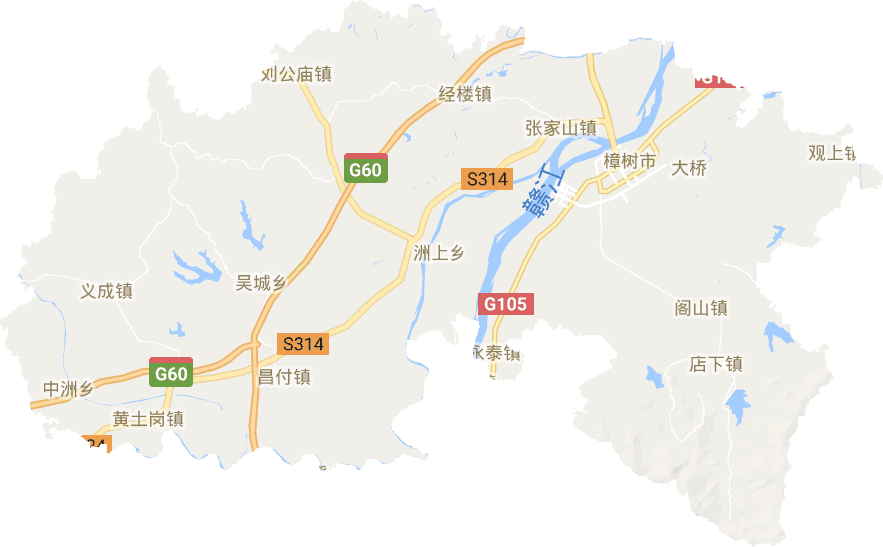 樟树市电子地图