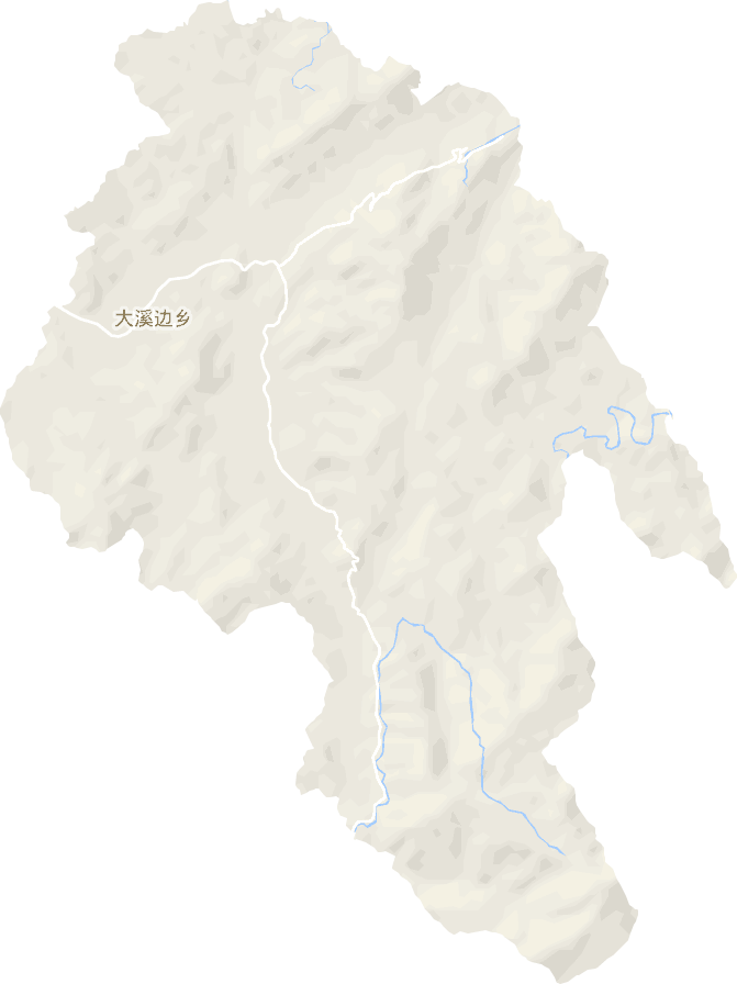 大溪边乡电子地图