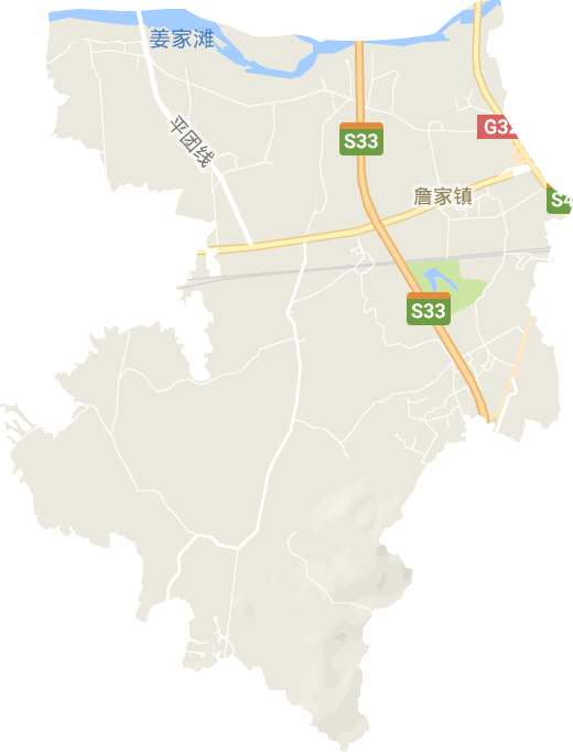 詹家镇电子地图