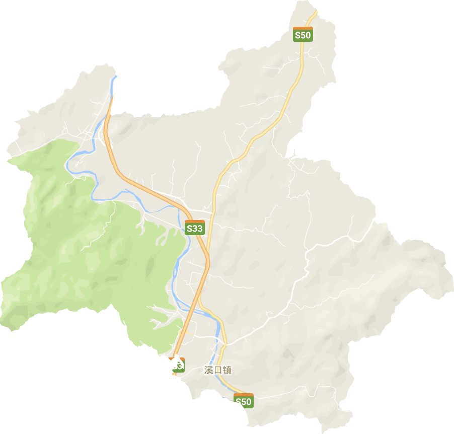 溪口镇电子地图