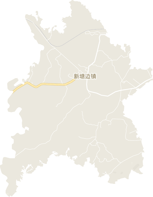 新塘边镇电子地图
