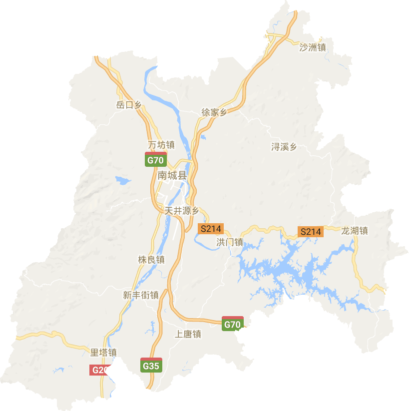 南城县电子地图