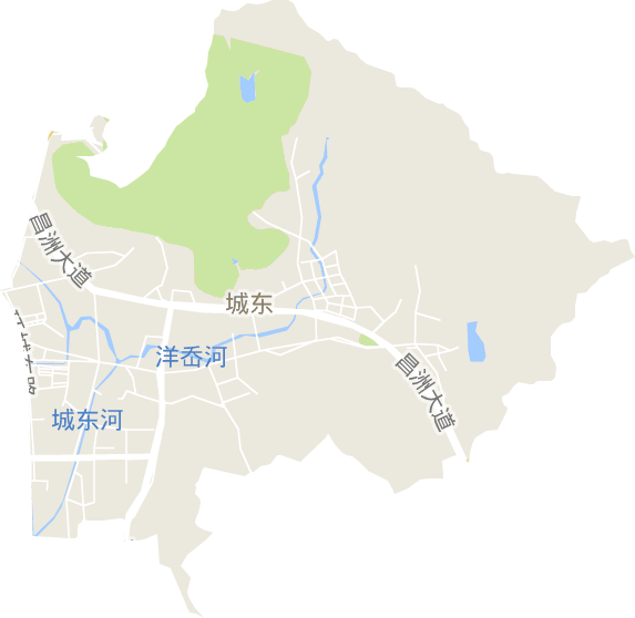 城东街道电子地图