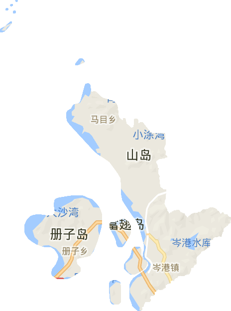 岑港街道电子地图