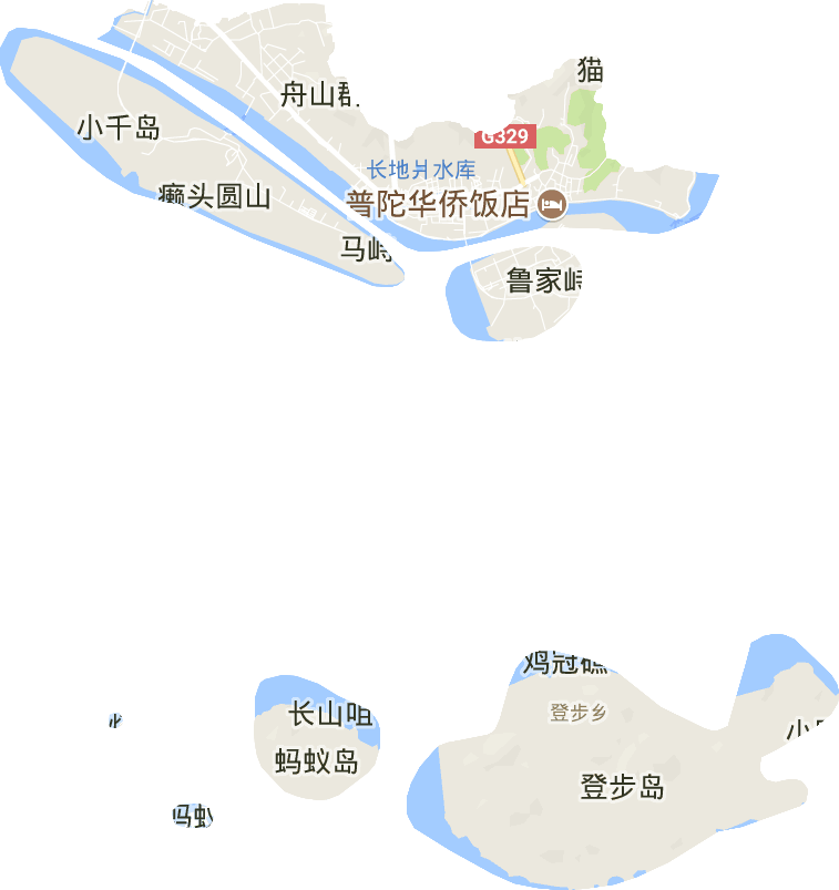沈家门街道电子地图