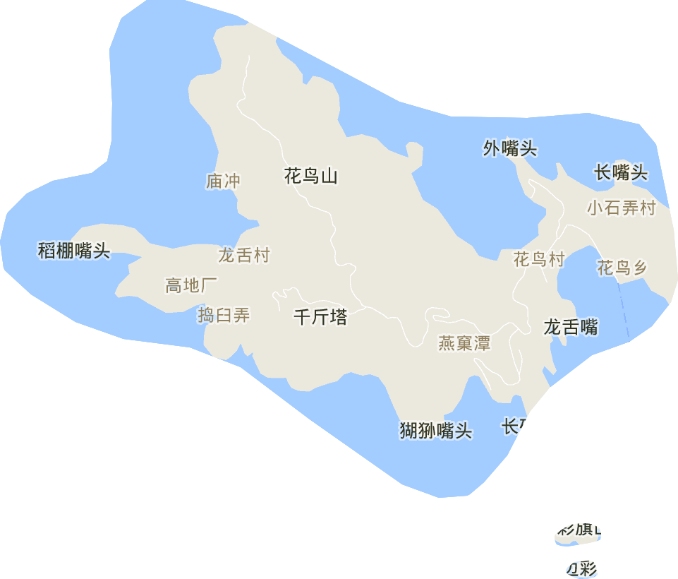花鸟乡电子地图
