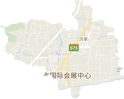 洪家街道电子地图