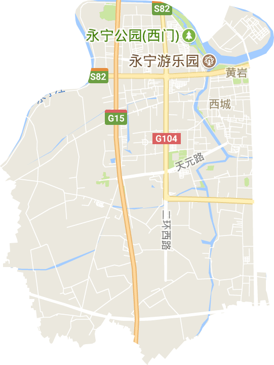 西城街道电子地图
