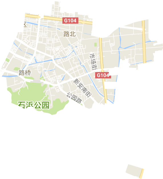 路桥街道电子地图