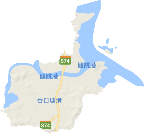 健跳镇电子地图