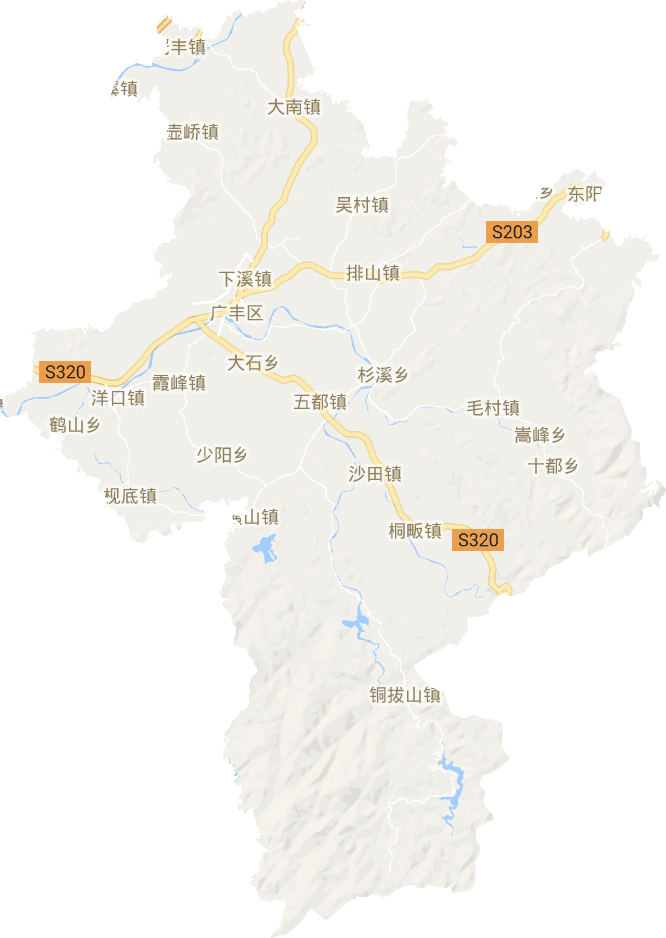 广丰区电子地图