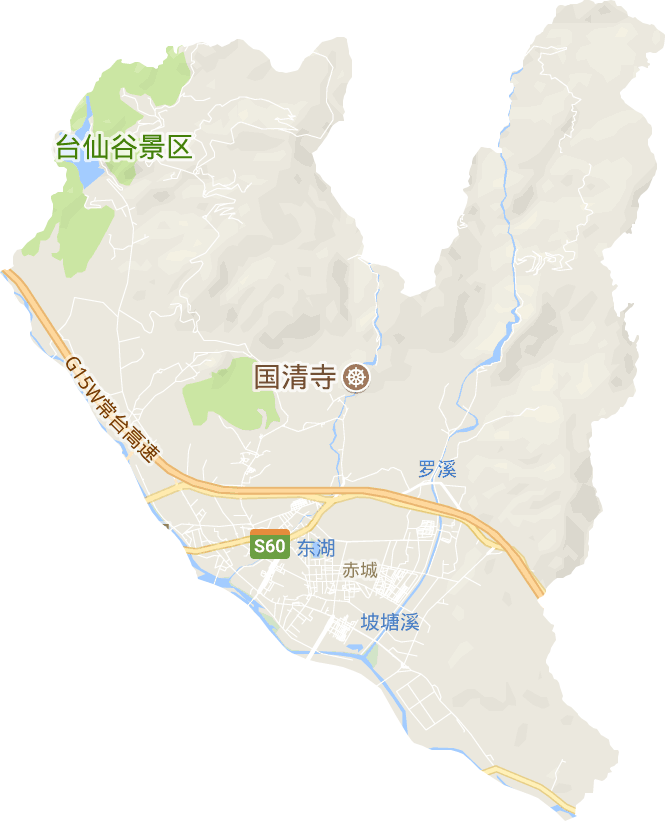 赤城街道电子地图