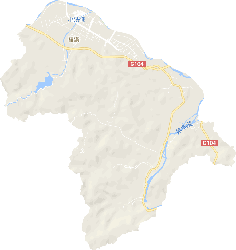 福溪街道电子地图