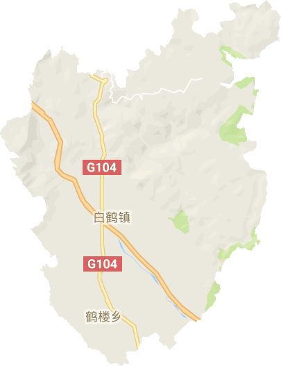 白鹤镇电子地图