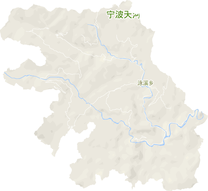 泳溪乡电子地图