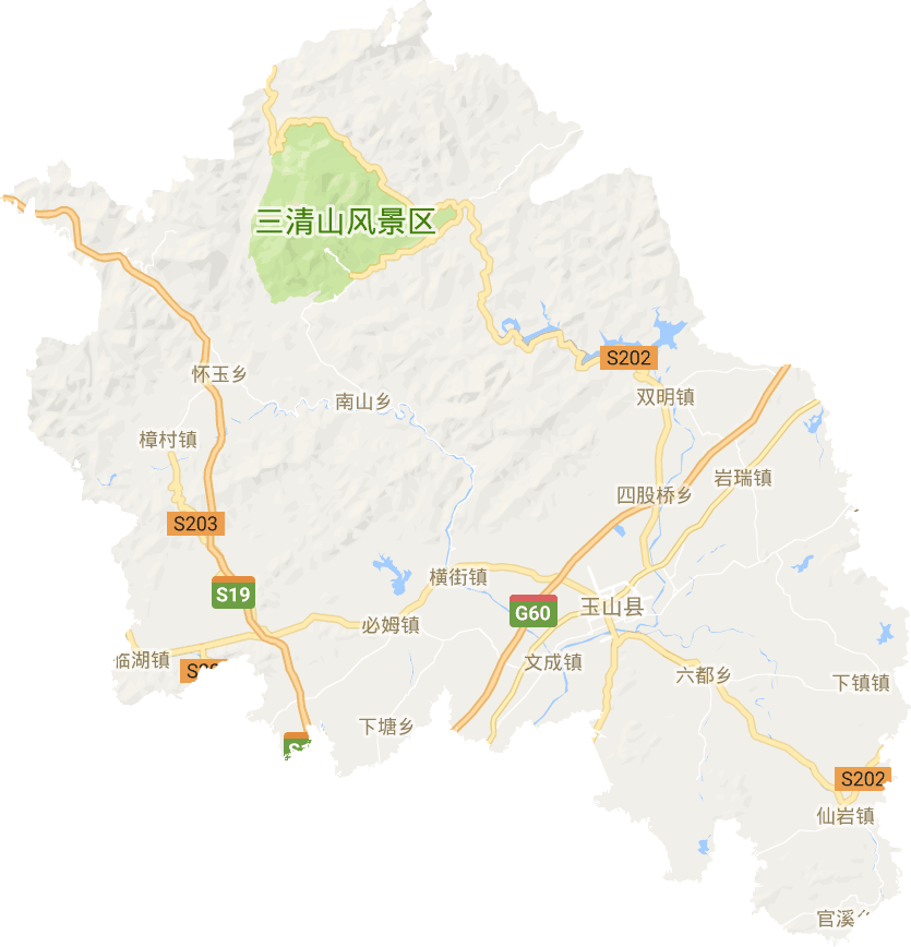玉山县电子地图