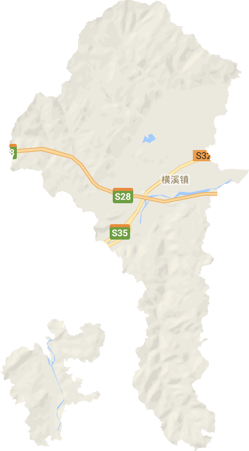 横溪镇电子地图
