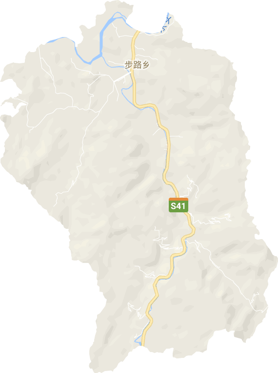 步路乡电子地图