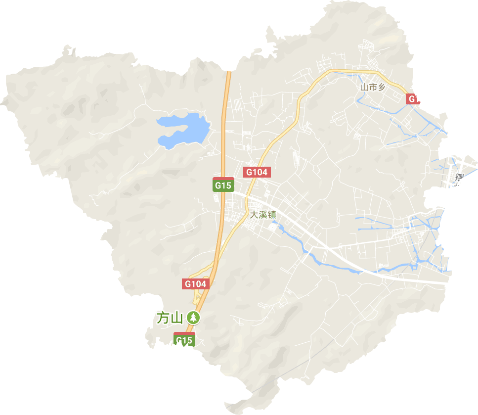 大溪镇电子地图